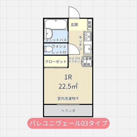 パレ・ユニヴェールの物件間取画像